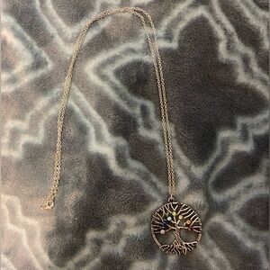 Colorful tree necklace